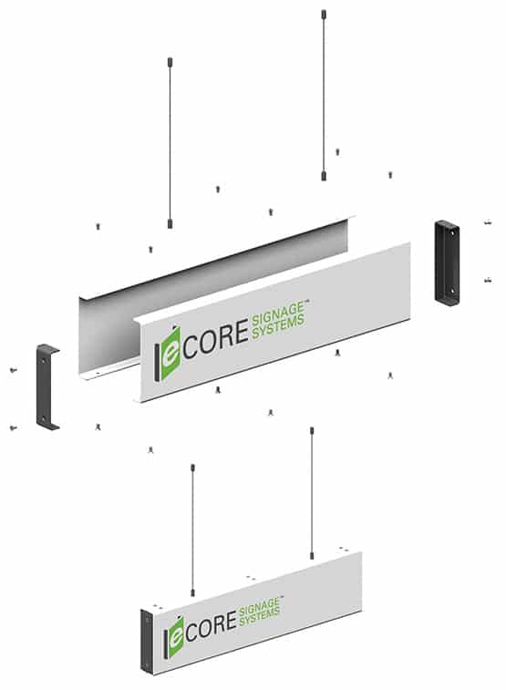 Modular Sign System - Technical Information: eCORE Signage Systems