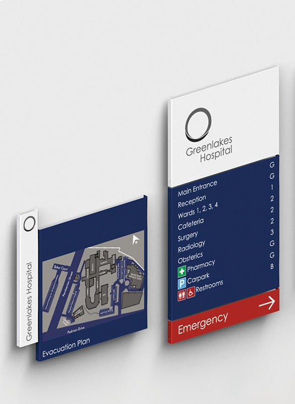 Hospital Wayfinding Solutions | Hospital Signage: eCORE Signage Systems Hospital Wayfinding Solutions | Hospital Signage: eCORE Signage Systems